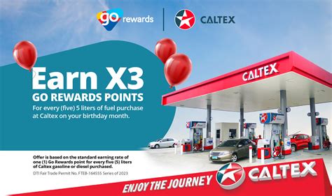 Caltex Go Rewards Birthday Treats Promo .
